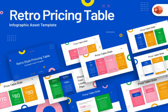 Retro Pricing Table PowerPoint Template